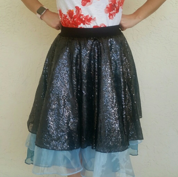 *Midi Sequin and double tulle layered skirts* - Picture 4 of 5